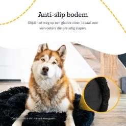 All 4 Pets Supply® Hondenmand Donut - Maat M - Geschikt Voor Honden Tot 50 Cm - Hondenkussen - Zwart -Katten Hondenbenodigdheden Winkel 1200x1200 743