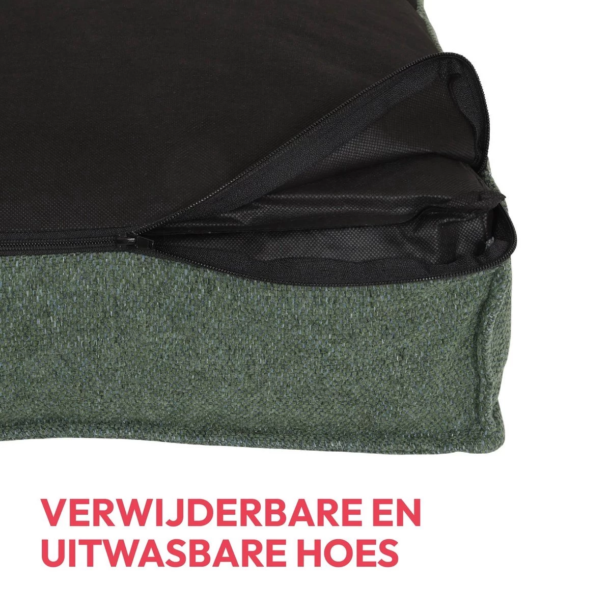 Snoozle Orthopedische Hondenmand - Zacht En Luxe Hondenkussen - Hondenbed - Wasbaar - Hondenmanden - 120 X 90 Cm - Groen 14 Snoozle Orthopedische Hondenmand - Zacht En Luxe Hondenkussen - Hondenbed - Wasbaar - Hondenmanden - 120 X 90 Cm - Groen - Afbeelding 12