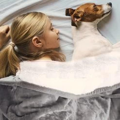 Hondendeken, Fleece, Waterdicht, Wasbaar, Hondenmat, Huisdier, Warme Zachte Deken Voor Hondendeken, Kattendeken, Deken Voor Katten En Honden, Waterdichte Deken Voor Bank, Bed, 150 X 127 Cm -Katten Hondenbenodigdheden Winkel 1200x1200 838