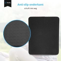 Tenify Kattenbakmat + Extra Kattenbak Schepje - 40 X 50 Cm - Waterdicht - Dubbele Laag - Honingraatstructuur - Uitloopmat - Mat -Katten Hondenbenodigdheden Winkel 1200x1200 855