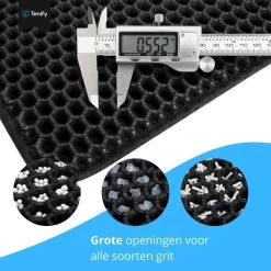 Tenify Kattenbakmat + Extra Kattenbak Schepje - 40 X 50 Cm - Waterdicht - Dubbele Laag - Honingraatstructuur - Uitloopmat - Mat -Katten Hondenbenodigdheden Winkel 1200x1200 857