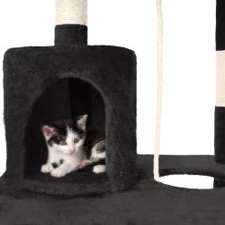 TecTake Stokely - Zwart - Krabpaal - 141 Cm -Katten Hondenbenodigdheden Winkel 1200x1200 877