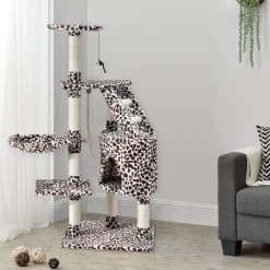 Merkloos Katten Krabpaal - Buffy - Luipaard Patroon -Katten Hondenbenodigdheden Winkel 1200x1200 884