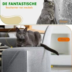 DynaBright Anti Krab Vellen Voor Kat En Hond - 8 XL Vellen – 43.2 X 30.5cm - Tegen Krabben – Bank Bescherming – Meubelbescherming – Krabpaal Voor Katten – Anti Scratch – Transparant - Plakfolie -Katten Hondenbenodigdheden Winkel 1200x1200 954