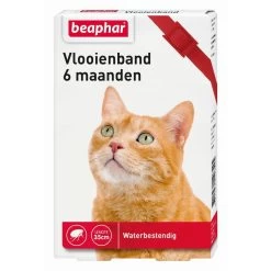 Beaphar Vlooienband Kat - Rood - 1 Stuk -Katten Hondenbenodigdheden Winkel 1200x1200 975