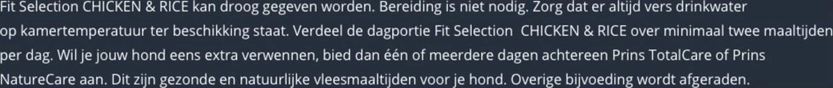 Prins Fit Selection Kip/Rijst - 15 KG 9 Prins Fit Selection Kip/Rijst - 15 KG - Afbeelding 7
