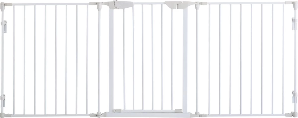 PawHut Afschermhek Voor Honden Veiligheidshek Hondenhek 3 Elementen Kunststof Wit D06-100V01 4 PawHut Afschermhek Voor Honden Veiligheidshek Hondenhek 3 Elementen Kunststof Wit D06-100V01 - Afbeelding 2
