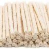 Witte Rund Kauwstaafjes 9/10mm Dik 100 Stuks - Hondensnacks - Kauwsnacks - Rund - Hondenbot - Kauwbot -Katten Hondenbenodigdheden Winkel 1200x485