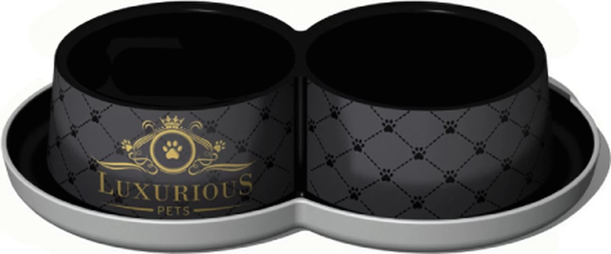 Moderna Luxurious Pets Voerbak Dubbel 5 Moderna Luxurious Pets Voerbak Dubbel - Afbeelding 3