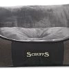 Hondenmand Zacht En Stevig, Anti-Slip En Wasbaar - Scruffs Chester Box Bed - In Grijs En Bruin In Maat S Tot XL - Kleur: Grijs, Maat: Extra Large -Katten Hondenbenodigdheden Winkel 1200x503 1