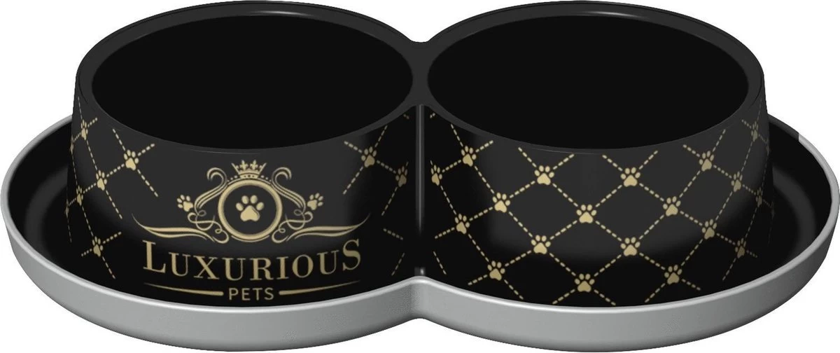 Moderna Luxurious Pets Voerbak Dubbel 3 Moderna Luxurious Pets Voerbak Dubbel