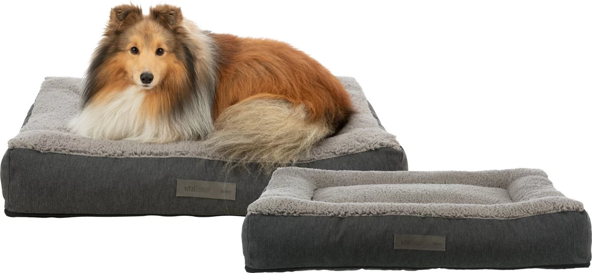 Trixie Vital - Hondenkussen Bendson - Orthopedisch - Grijs - 100X70 Cm 7 Trixie Vital - Hondenkussen Bendson - Orthopedisch - Grijs - 100X70 Cm - Afbeelding 5