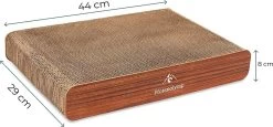 Pfotenolymp® Wandkrabplank / Krabmat - Wandkrabplank / Kattenkrabplank / Wandkrabmat (44cmx29cm) -Katten Hondenbenodigdheden Winkel 1200x559 3