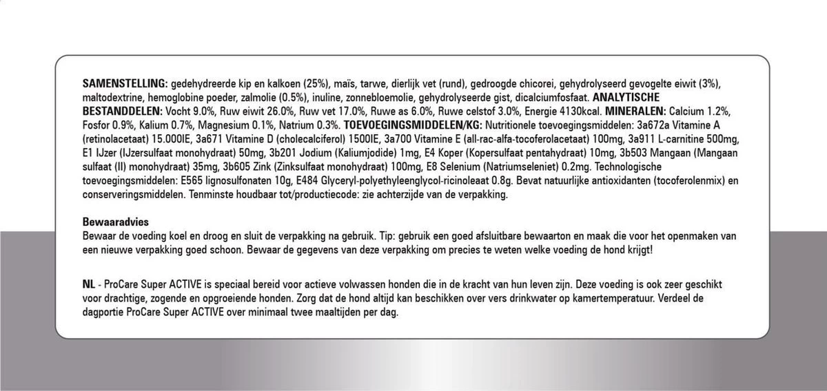 Prins Procare Super Active 20kg 9 Prins Procare Super Active 20kg - Afbeelding 7