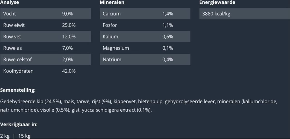 Prins Fit Selection Kip/Rijst - 15 KG 7 Prins Fit Selection Kip/Rijst - 15 KG - Afbeelding 5