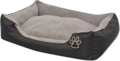 VidaXL Hondenbed Met Gewatteerd Kussen Maat S Zwart -Katten Hondenbenodigdheden Winkel 1200x606 1