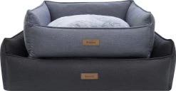 Benzano - Hondenmand - All Season - Wasmachine Wasbaar - Omkeerbaar Kussen - Pluche - Schuimvulling - Antraciet - 100 CM -Katten Hondenbenodigdheden Winkel 1200x620 1