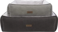 Benzano - Hondenmand - Pluche - Zacht - Wasmachine Wasbaar - Schuimvulling - Grijs/Taupe - 80 CM -Katten Hondenbenodigdheden Winkel 1200x654