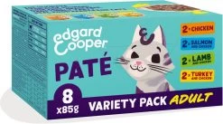 4x Edgard & Cooper Kattenvoer Adult Multipack Pate 8 X 85 Gr -Katten Hondenbenodigdheden Winkel 1200x668