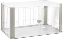 Merkloos Puppyren - Hondenbench - Grijs - 113 X 79 X 60 Cm -Katten Hondenbenodigdheden Winkel 1200x750