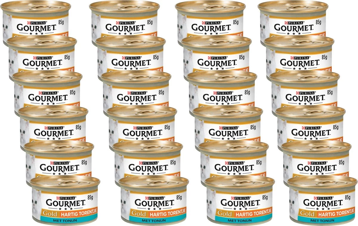 Gourmet Gold Hartig Torentje - Kattenvoer Natvoer - Tonijn - 24 X 85 Gr 7 Gourmet Gold Hartig Torentje - Kattenvoer Natvoer - Tonijn - 24 X 85 Gr - Afbeelding 5