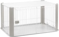 Merkloos Puppyren - Hondenbench - Grijs - 113 X 79 X 60 Cm