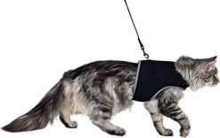 Trixie Soft Kattentuig - Zwart - 1,2 M -Katten Hondenbenodigdheden Winkel 1200x758