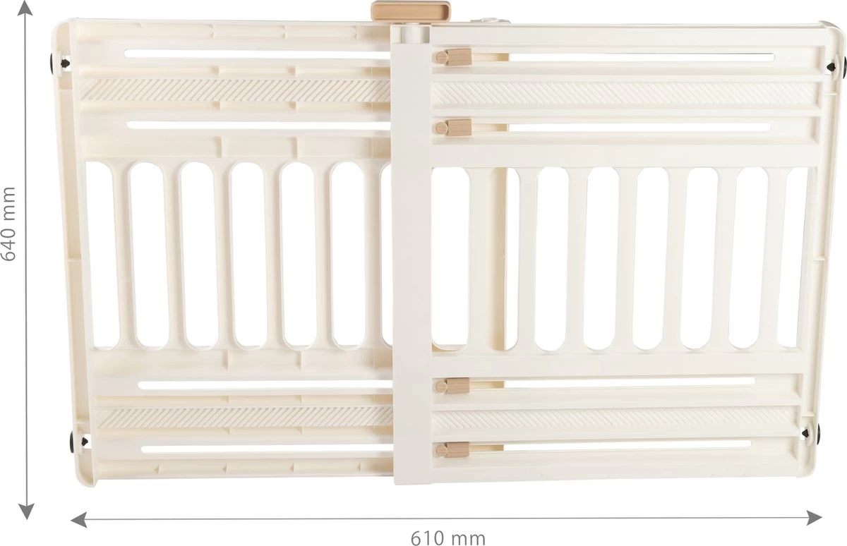 Iris Ohyama Huisdier Bariere PBR-600 - Kunststof - Wit/Beige - Uitschuifbaar 9 Iris Ohyama Huisdier Bariere PBR-600 - Kunststof - Wit/Beige - Uitschuifbaar - Afbeelding 7