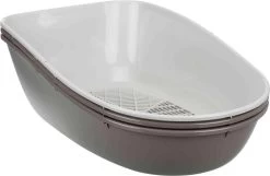 Trixie Berto Kattenbak Overdekt Met Zeef Scheidingssysteem Taupe - 59X39X42 CM -Katten Hondenbenodigdheden Winkel 1200x782 6