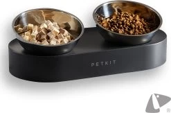 PETKIT® Fresh Nano Metal - Voerbak Kat - Ergonomisch - Verstelbare Drinkbak – RVS