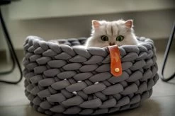 Djambo Kattenmanden, Gevlochten En Zachte Kattenbed, Comfortabel En Warm. -Katten Hondenbenodigdheden Winkel 1200x798 12