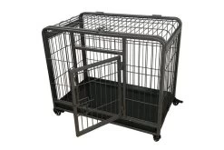 Topmast Heavy Duty Hondenbench Opvouwbaar 123L× 75W × 81H CM + Wielen -Katten Hondenbenodigdheden Winkel 1200x800 33