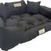 Kingdog - Honden- En Kattenbed 55 X 45 | Zwart - Maat S