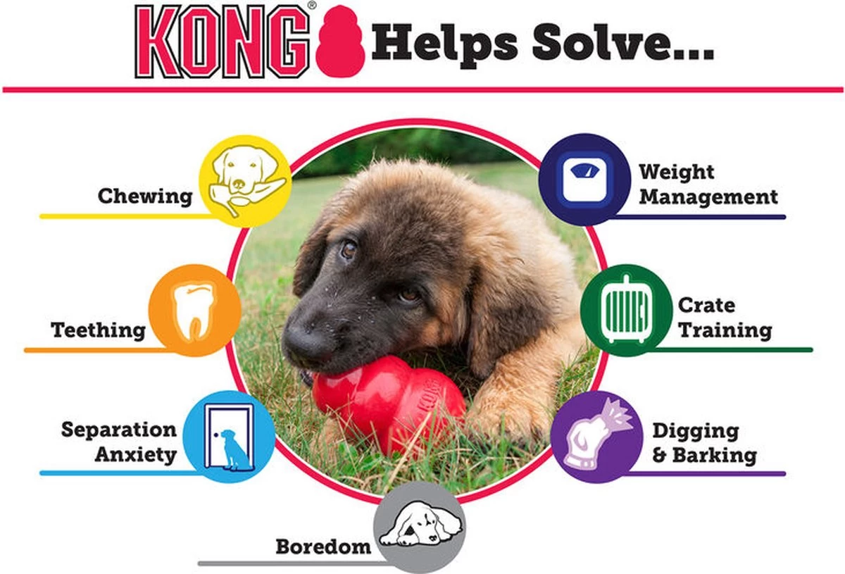 Kong Kauwbot - Hondenspeelgoed - Rood - S 12 Kong Kauwbot - Hondenspeelgoed - Rood - S - Afbeelding 10