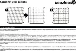 Beeztees - Kattennet - Voor Balkon - Transparant - 8x3 M -Katten Hondenbenodigdheden Winkel 1200x818 2