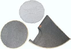 Grey Cat® - Kattenmand - Tipi Kattentent + Kussen - Vilt – Donkergrijs - Ø 57 Cm X 60 Cm -Katten Hondenbenodigdheden Winkel 1200x822