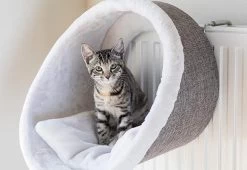 Trixie Radiator Hangmat Iglo - Wit/Grijs 34 X 38 X 38 Cm -Katten Hondenbenodigdheden Winkel 1200x825 2