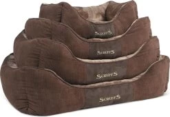 Hondenmand Zacht En Stevig, Anti-Slip En Wasbaar - Scruffs Chester Box Bed - In Grijs En Bruin In Maat S Tot XL - Kleur: Grijs, Maat: Medium -Katten Hondenbenodigdheden Winkel 1200x825