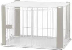 Merkloos Puppyren - Hondenbench - Grijs - 113 X 79 X 60 Cm -Katten Hondenbenodigdheden Winkel 1200x835