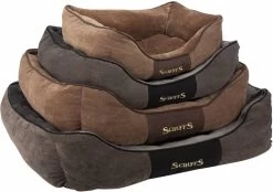 Hondenmand Zacht En Stevig, Anti-Slip En Wasbaar - Scruffs Chester Box Bed - In Grijs En Bruin In Maat S Tot XL - Kleur: Grijs, Maat: Medium -Katten Hondenbenodigdheden Winkel 1200x845