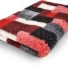 Vetbed Patchwork - Antislip Hondenmat - 100 X 75 Cm - Rood - Benchmat - Hondenkleed - Voor Honden - Machine Wasbaar -Katten Hondenbenodigdheden Winkel 1200x846