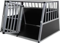 Topmast Autobench Ellipse - XL - 89 X 69 X 50 Cm - Zwart - Aluminium Reisbench Met Tussenschot - Dubbel - Autobench Voor Hond - Autobenches - Reisbench Hond -Katten Hondenbenodigdheden Winkel 1200x854 3