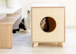 Catandwood Kattenhuis - Kattenbakcontainer - Kattenbak Ombouw - Hout -Katten Hondenbenodigdheden Winkel 1200x857 2