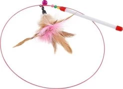 Kattenhengel - Speelgoedhengel - Hengel Met Veer - Belletje - Dieren Speelgoed - Kattenspeelgoed -Katten Hondenbenodigdheden Winkel 1200x868 1