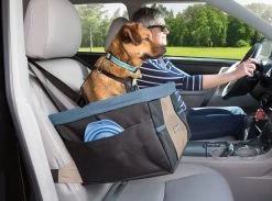 Kurgo Rover Booster Seat - Verhoogde Autostoel Met Eenvoudige Bevestiging Voor Kleine Honden Tot 13kg - Zwart/Blauw 30x40x20cm -Katten Hondenbenodigdheden Winkel 1200x887 2