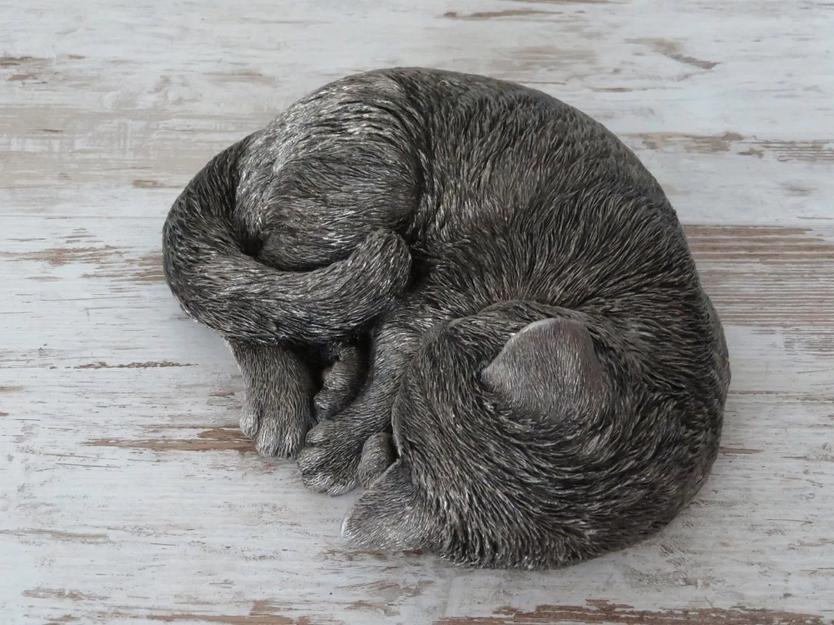 Kattenurn Asbeeld Kat Slapend Antiek Brons 26 Cm Urn Kat 4 Kattenurn Asbeeld Kat Slapend Antiek Brons 26 Cm Urn Kat - Afbeelding 2