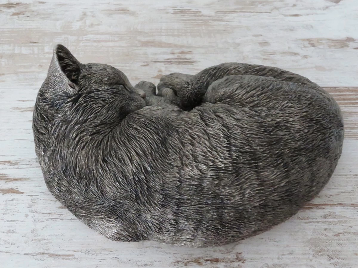 Kattenurn Asbeeld Kat Slapend Antiek Brons 26 Cm Urn Kat 5 Kattenurn Asbeeld Kat Slapend Antiek Brons 26 Cm Urn Kat - Afbeelding 3