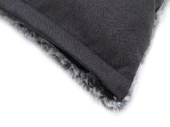 Benzano - Hondenmand - All Season - Wasmachine Wasbaar - Omkeerbaar Kussen - Pluche - Schuimvulling - Antraciet - 100 CM -Katten Hondenbenodigdheden Winkel 1200x900 4