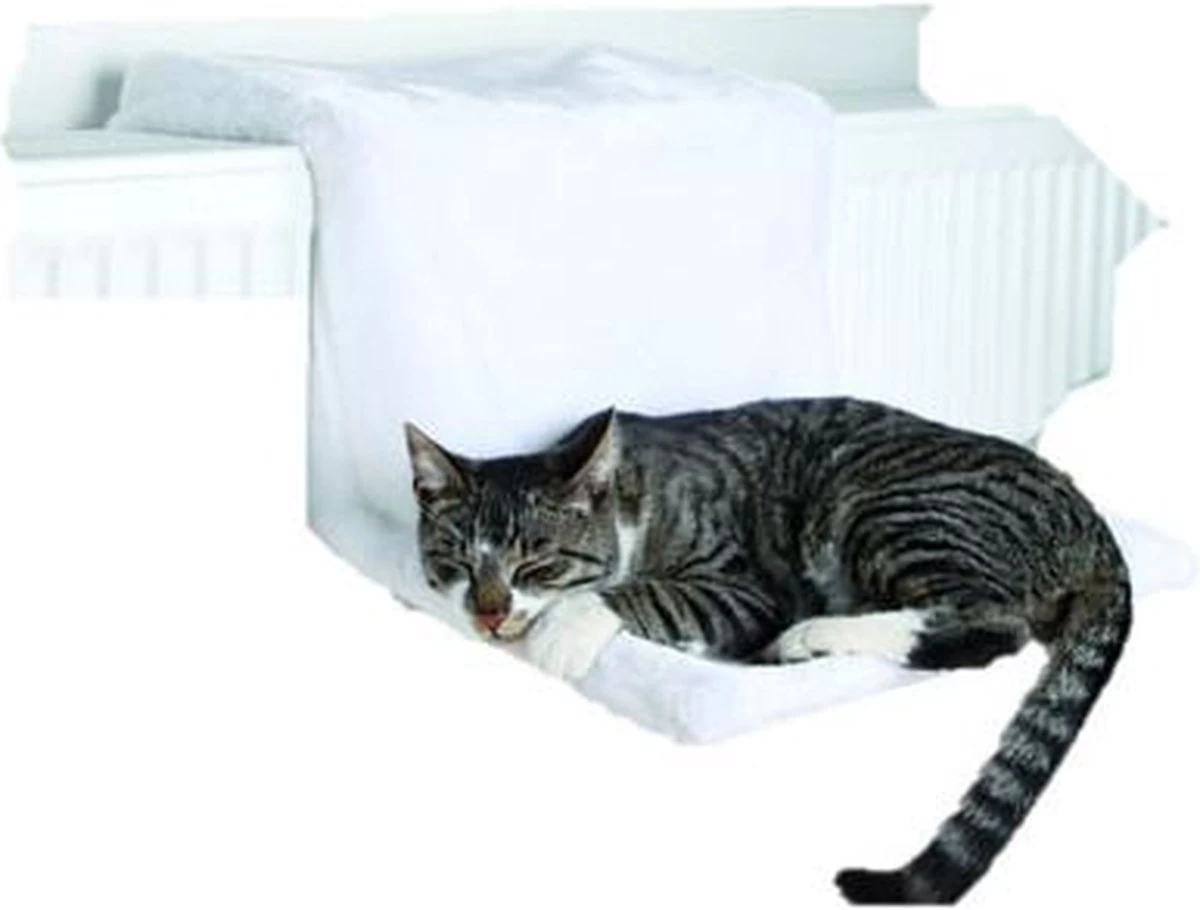 Trixie Katten Hangmat Voor De Radiator Wolwit 9 Trixie Katten Hangmat Voor De Radiator Wolwit - Afbeelding 7