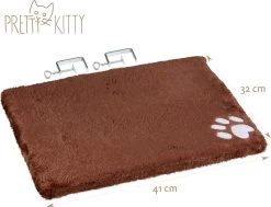 PRETTY KITTY Cat Window Bed 32x41cm: Knuffelig Kattenbed Voor De Vensterbank, Premium Kattenbed Fluffy Voor Het Raam, Vensterbank Kat - Wasbaar, Vensterbank Kat -Katten Hondenbenodigdheden Winkel 1200x920 4